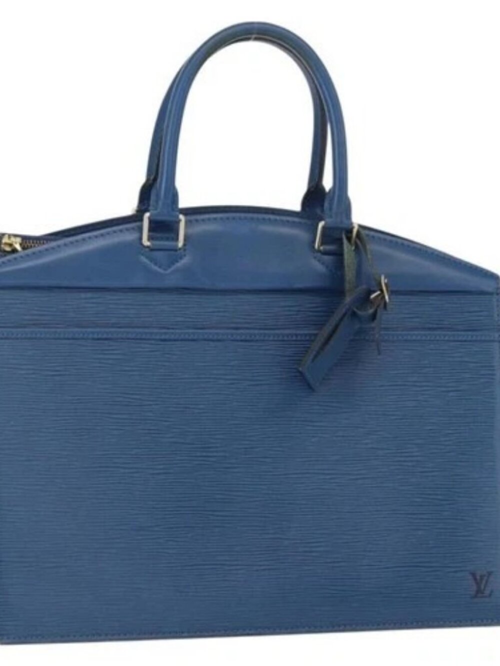 LOUIS VUITTON Epi Riviera Hand Bag Blue M48185 LV Auth ki6302